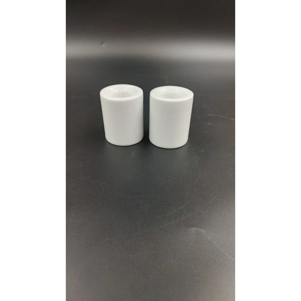 Vintage West German Porcelain Taper Poppy and Bird Candle Stick Holders Lot of 2